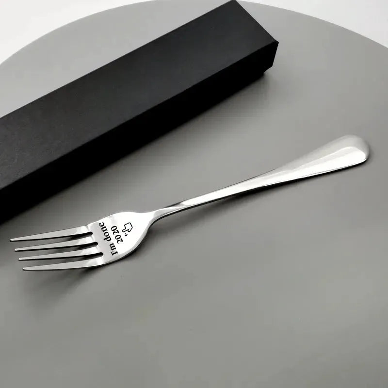 European and American cake fruit rust steel fork - Bellarte Enchanté European and American cake fruit rust steel fork